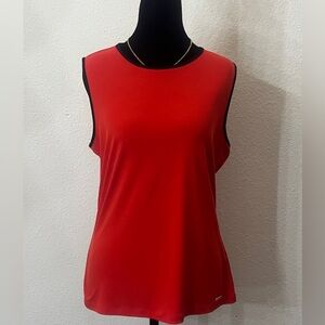 Calvin Klein Red Sleeveless Top